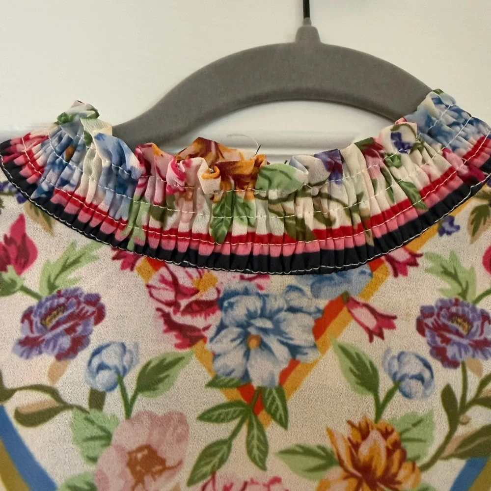 Jealous Tomato Floral Print Blouse - Multicolor - Picture 4 of 8